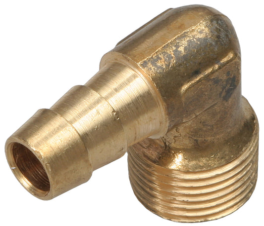 Trans-Dapt Performance 90 Degree Fuel Hose Fitting; 3/8 In. Npt To 3/8 In. I.D.- Brass 2271