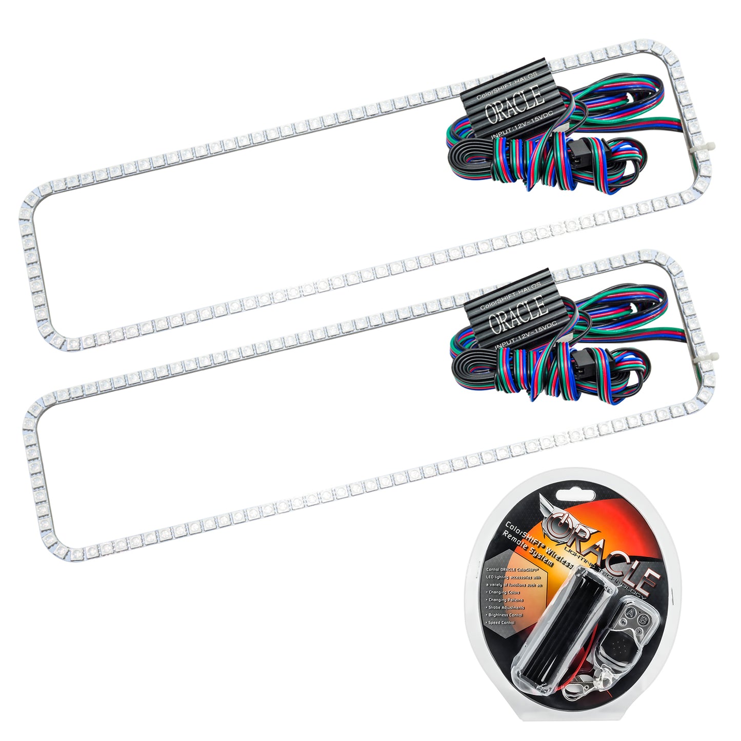 Oracle Lighting 2275-330 - GMC Sierra 1988-1998 ORACLE ColorSHIFT Halo Kit