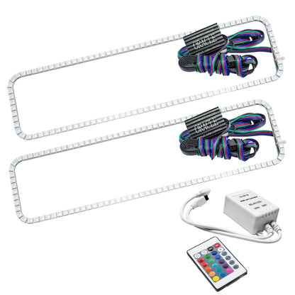 Oracle Lighting 2275-504 - GMC Sierra 1988-1998 ORACLE ColorSHIFT Halo Kit