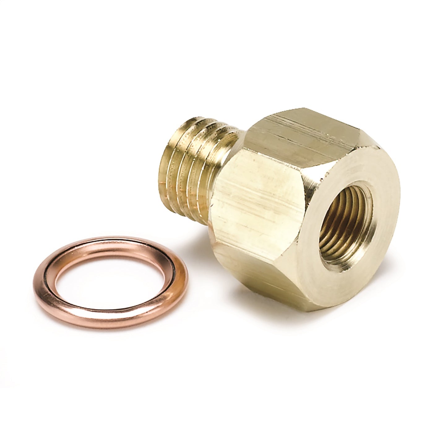 AutoMeter FITTING ADAPTER METRIC M12X1.5 MALE TO 1/8 in. NPTF FEMALE BRASS 2277