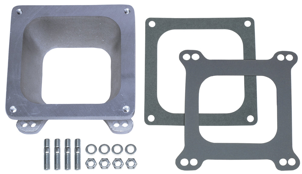 Trans-Dapt Performance 2-1/8 In. Tall Holley Dominator 4500 To 4Bbl Manifold Carburetor Adapter-Cast Aluminum 2281