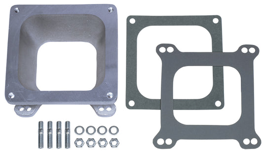 Trans-Dapt Performance 2-1/8 In. Tall Holley Dominator 4500 To 4Bbl Manifold Carburetor Adapter-Cast Aluminum 2281