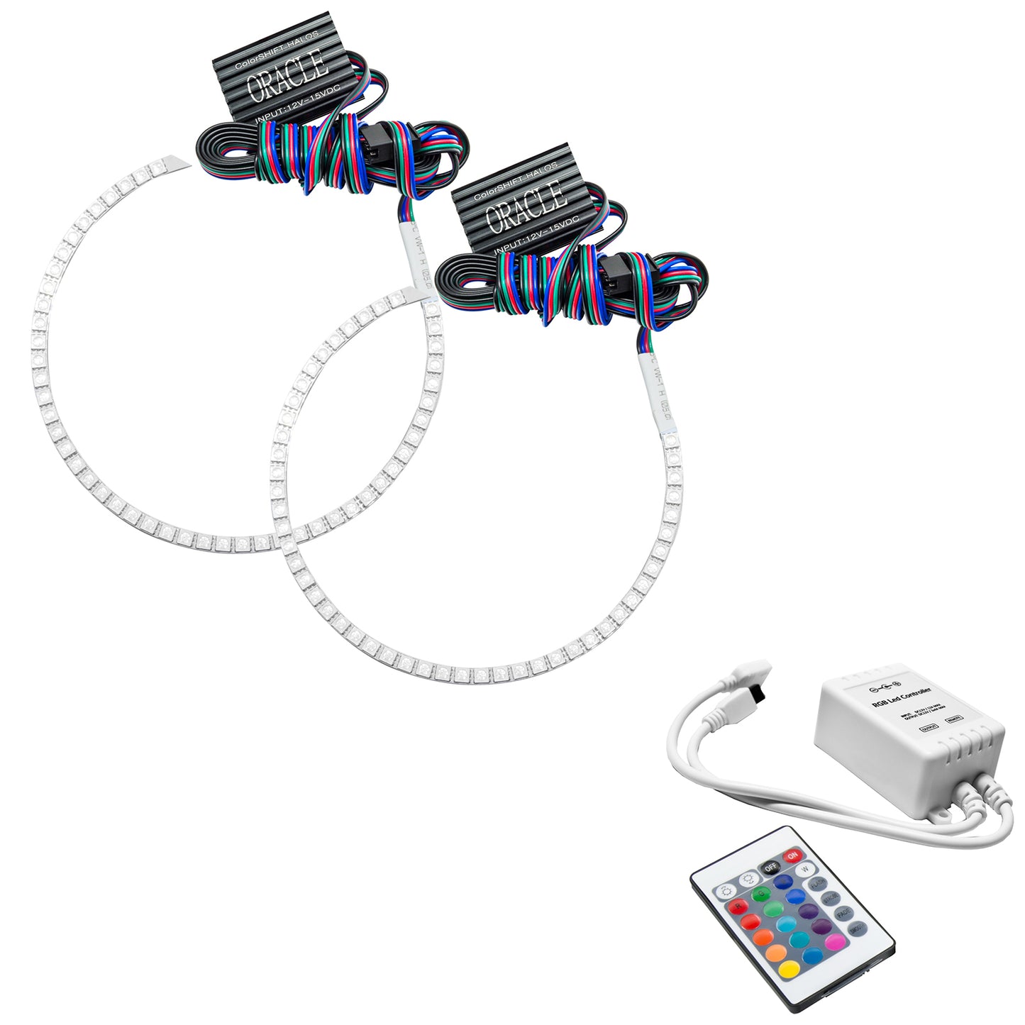 Oracle Lighting 2301-504 - Ford Mustang 2005-2009 ORACLE ColorSHIFT Halo Kit