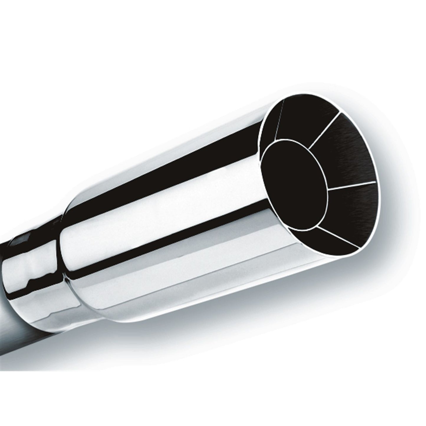 Borla Tip 2in Inlet/ 2.5in Outlet Single Round Intercooled 20102