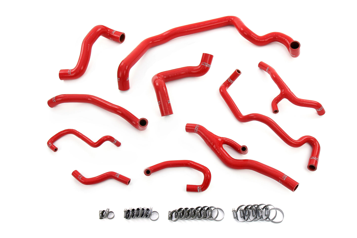 HPS Performance 3-ply Reinforced Silicone Hoses For Radiator Heater Water Pump Expansion Tank 57-1998-RED