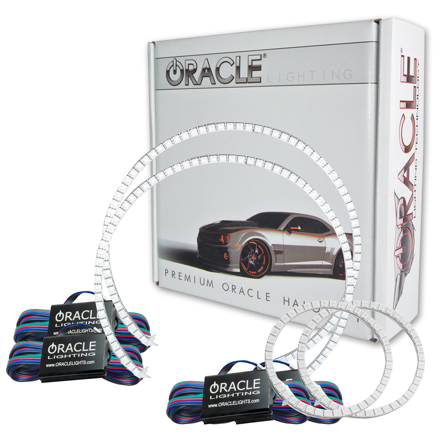 Oracle Lighting 2332-504 - Jeep Liberty 2008-2013 ORACLE ColorSHIFT Halo Kit