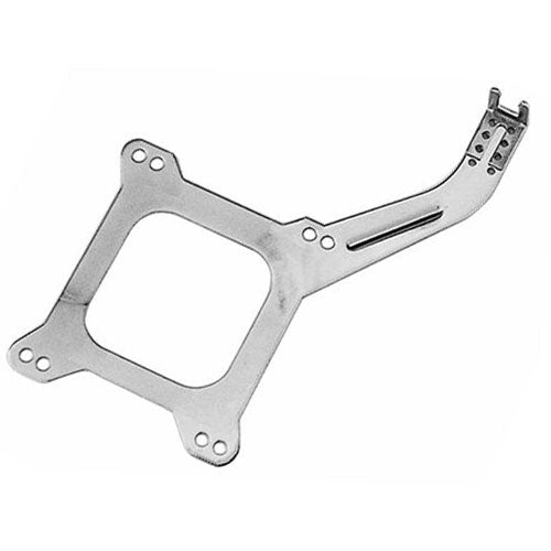 Trans-Dapt Performance Carburetor Linkage Plate- Holley And Afb Carburetors- Chrome 2333