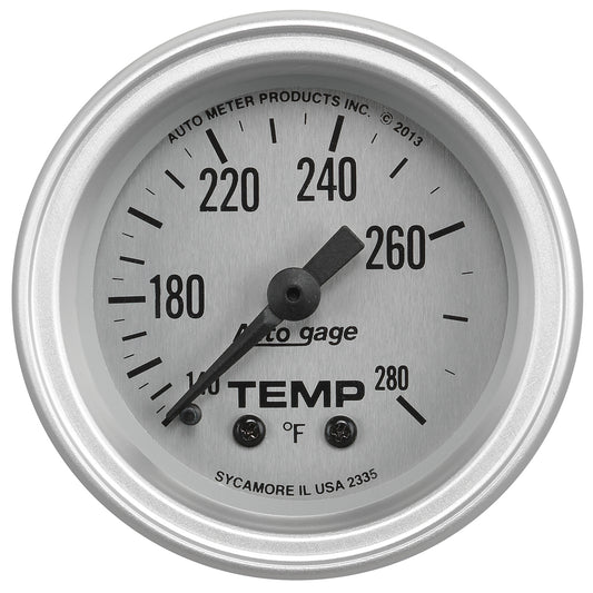 AutoMeter 2-1/16 in. WATER TEMPERATURE 140-280 Fahrenheit AUTO GAGE 2335
