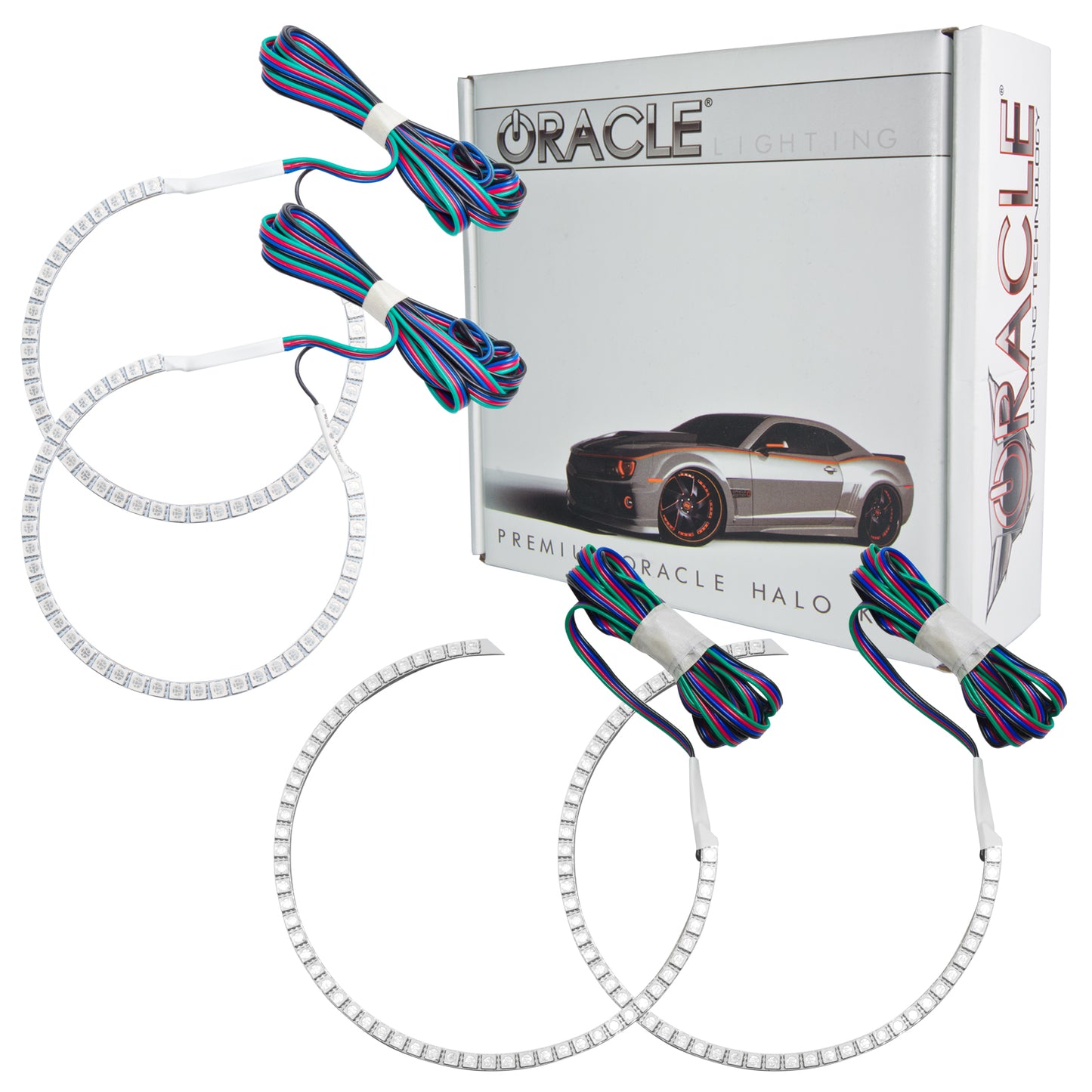 Oracle Lighting 2337-504 - Jeep Commander 2006-2010 ORACLE ColorSHIFT Halo Kit