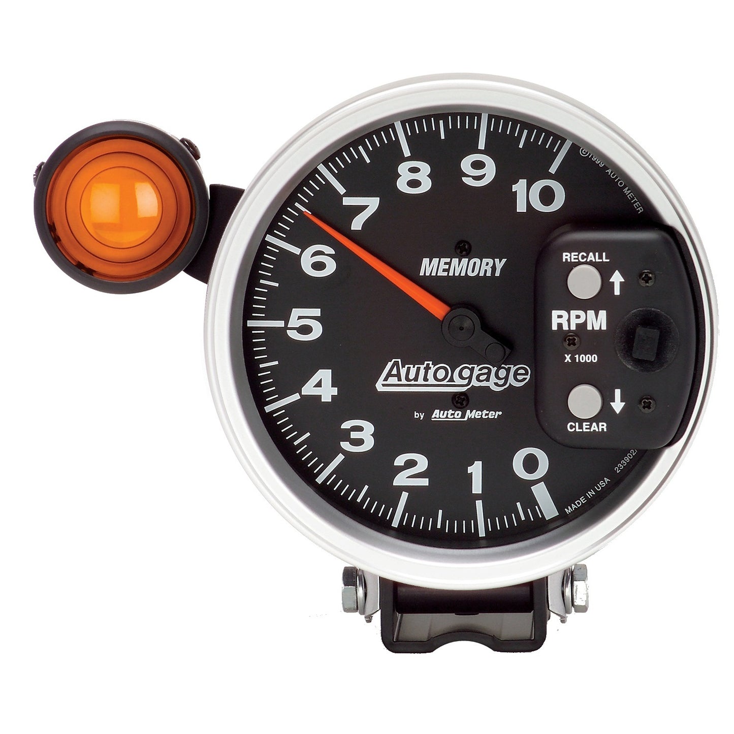 AutoMeter 5 in. PEDESTAL TACHOMETER 0-10000 RPM AUTO GAGE 233906