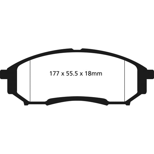 EBC ED91778 Truck/SUV Extra Duty Brake Pads