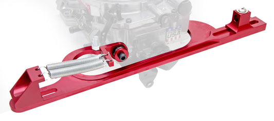 Trans-Dapt Performance Throttle Brackets Billet Anodized Silver 4150 Carb 2342