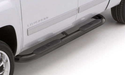 Lund 23484781 Black Steel 4 Inch Oval Bent Nerf Bars For 2019 Ram 1500 Classic 2009-2018 Ram 1500 2010-2022 Ram 2500/3500 Crew Cab