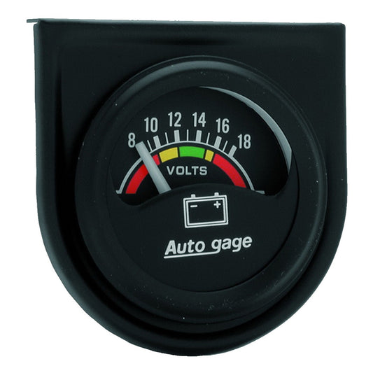 AutoMeter 1-1/2-1/16 in. VOLTMETER 8-18V AUTO GAGE 2356