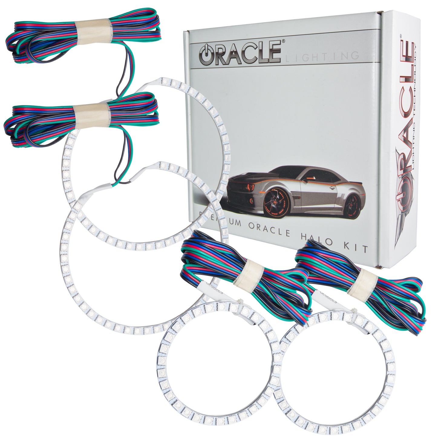 Oracle Lighting 2367-330 - Ford Falcon 2008-2013 ORACLE ColorSHIFT Halo Kit