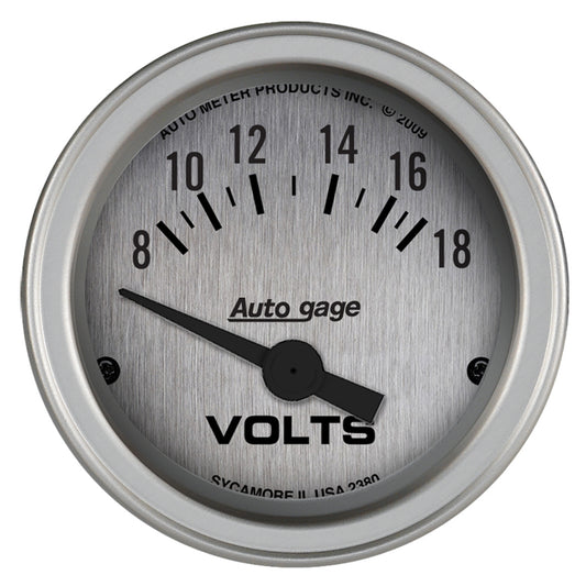 AutoMeter 2-1/16 in. VOLTMETER 8-18V AUTO GAGE 2380