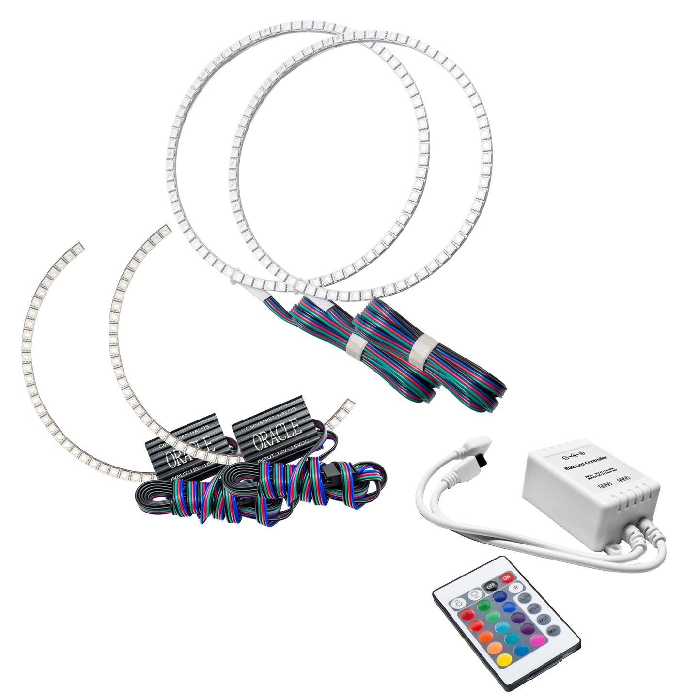 Oracle Lighting 2381-504 - Toyota Tundra 2014-2017 ORACLE Dual ColorSHIFT Halo Kit