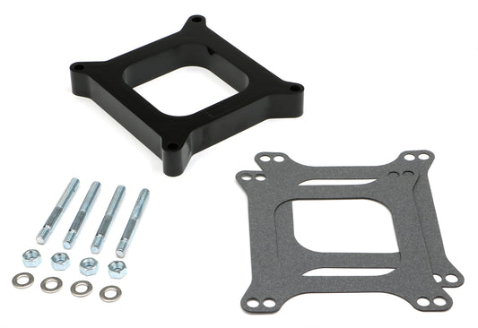 Trans-Dapt Performance 1 In. Holley 4Bbl Spacer - Open- Plastic Phenolic Carburetor Spacer 2382