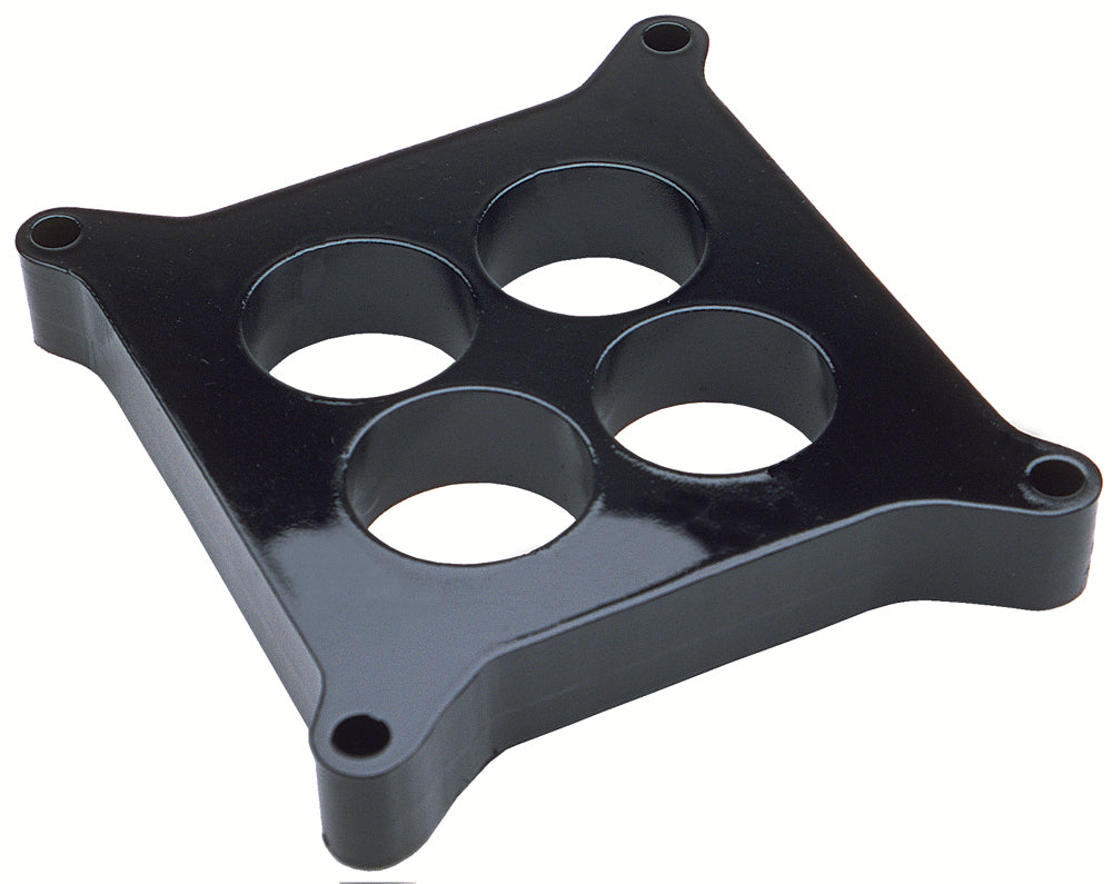 Trans-Dapt Performance 1 In. Holley 4Bbl Spacer - Ported- Plastic Phenolic Carburetor Spacer 2383