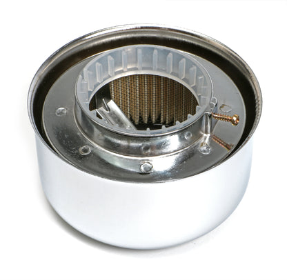 Trans-Dapt Performance 3 Duece Style Air Cleaner; 4-5/8 In. Diameter; 2-1/16 In. Or 2-5/8 In. Neck- Chrome 2399