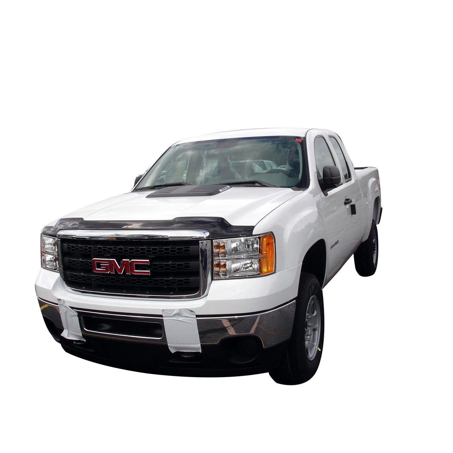 Auto Ventshade 322029 Aeroskin Flush Mount Dark Smoke Hood Protector For 2011-2014 GMC Sierra 2500HD 3500HD