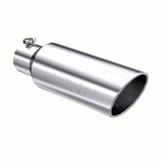 MBRP Exhaust Tip; 6in. O.D.; Rolled end; 4in. inlet 18in. in length; T304 T5130