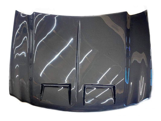 Jeep Grand Cherokee Paramedic Hood Wk1 2005-2010 Carbon Fiber Outer Piece With Carbon Fiber Inner Piece