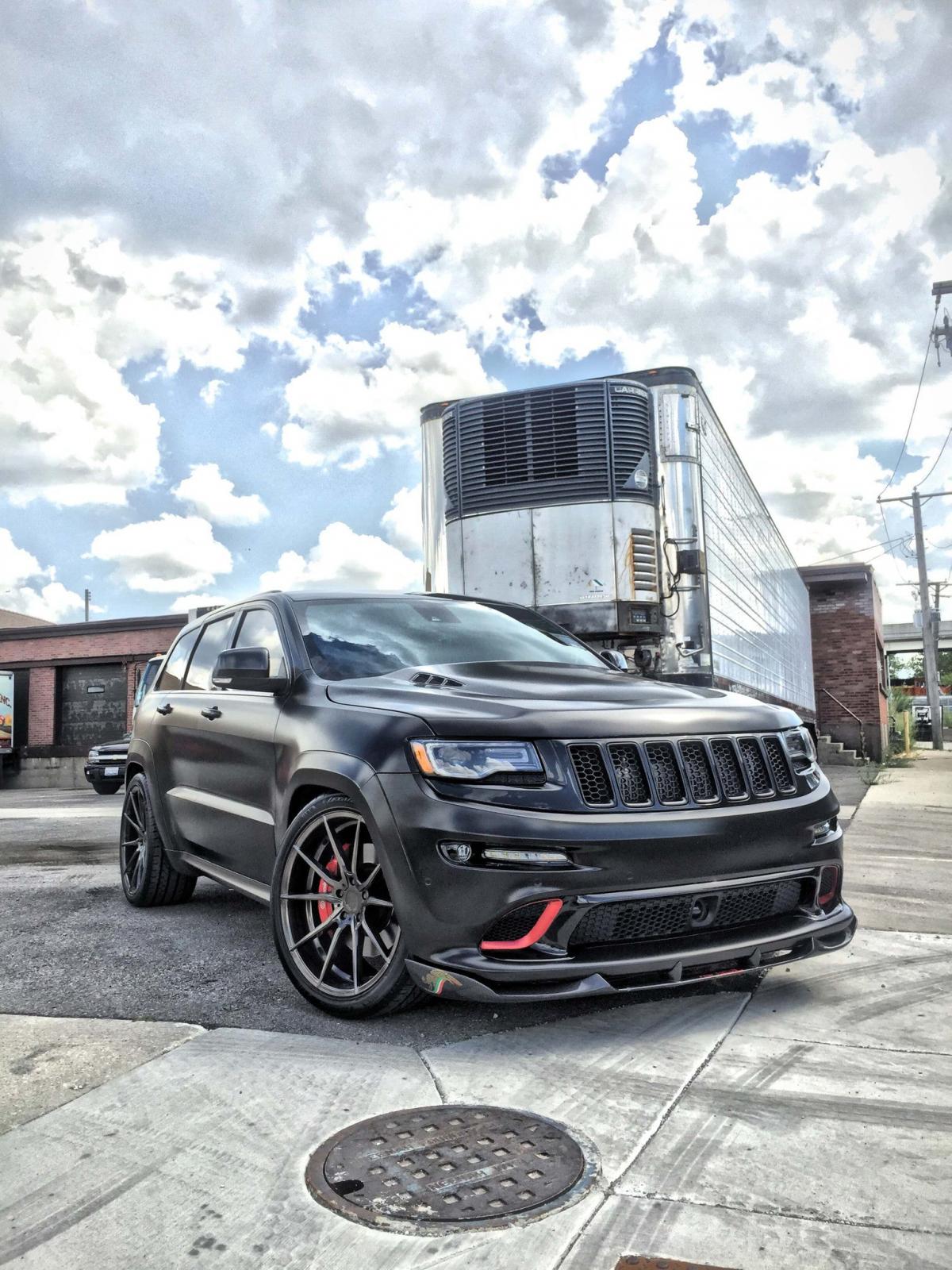 Jeep Grand Cherokee CFR Edition Front Splitter WK2,SRT 2012-2016 Fiberglass