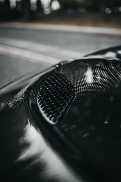 Blackops 240.0993-JTGJ Dodge Charger Carbon Fiber Sniper 3.0 Hood 2015-2022 Carbon Fiber Outer Piece With Carbon Fiber Inner Piece