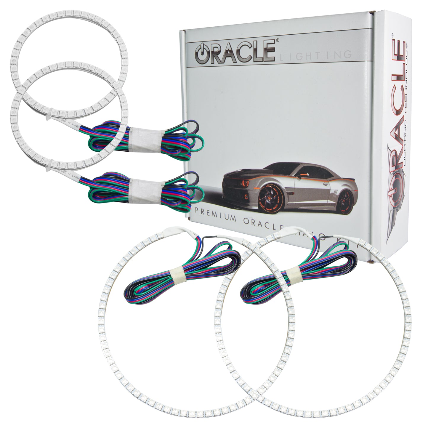 Oracle Lighting 2414-333 - Lincoln Mark LT 2006-2007 ORACLE ColorSHIFT Halo Kit