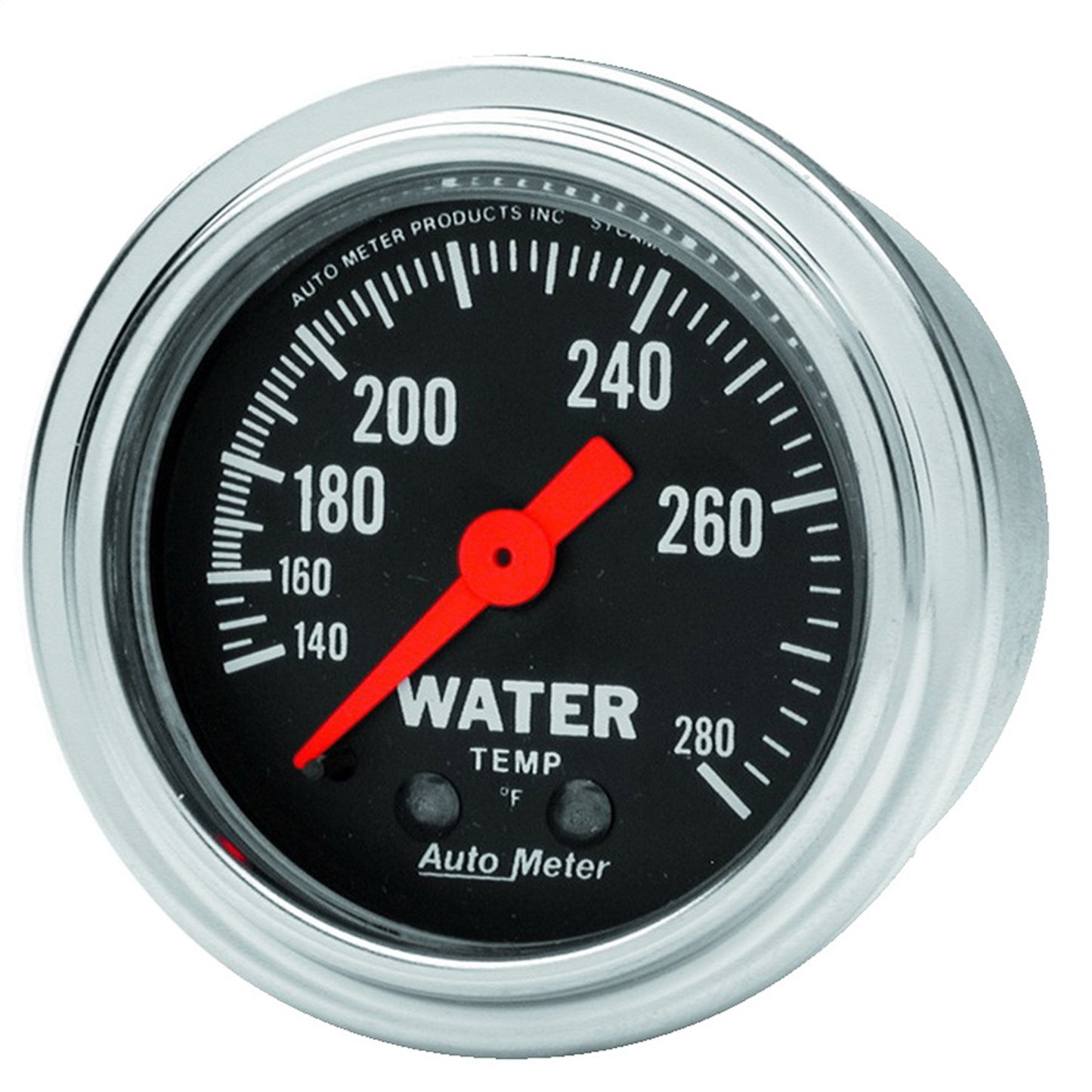 AutoMeter 2-1/16 in. WATER TEMPERATURE 140-280 Fahrenheit TRADITIONAL CHROME 2431