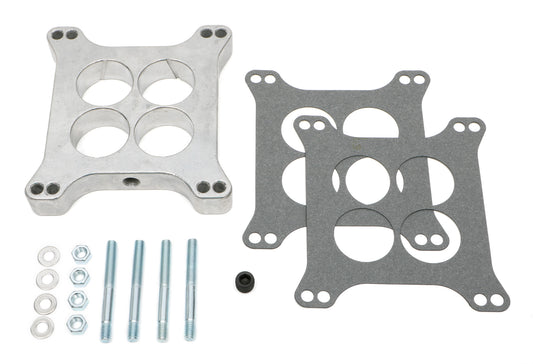 Trans-Dapt Performance 1 In. Holley/Afb 4Bbl- Cast Aluminum Swirl-Torque Carburetor Spacer W/ Pcv Valve 2431
