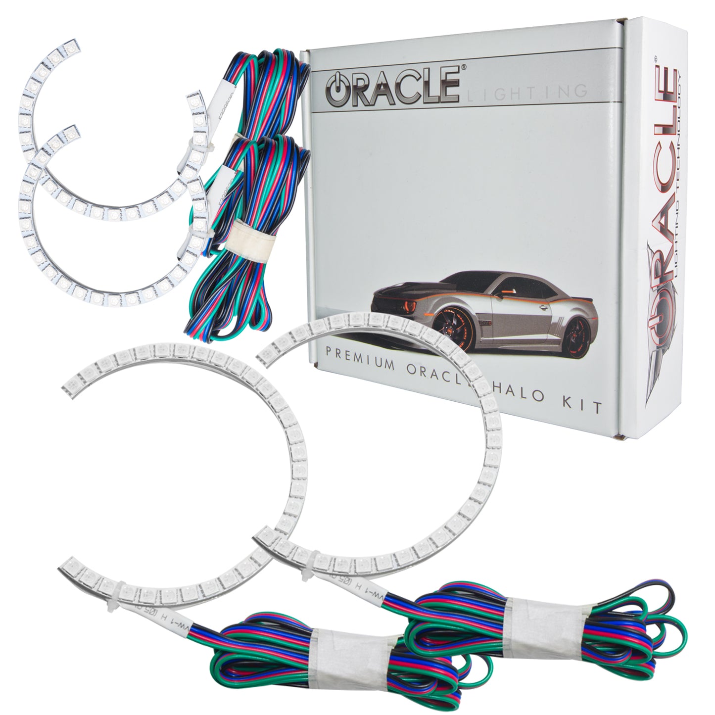 Oracle Lighting 2436-330 - Nissan Maxima 2004-2006 ORACLE ColorSHIFT Halo Kit