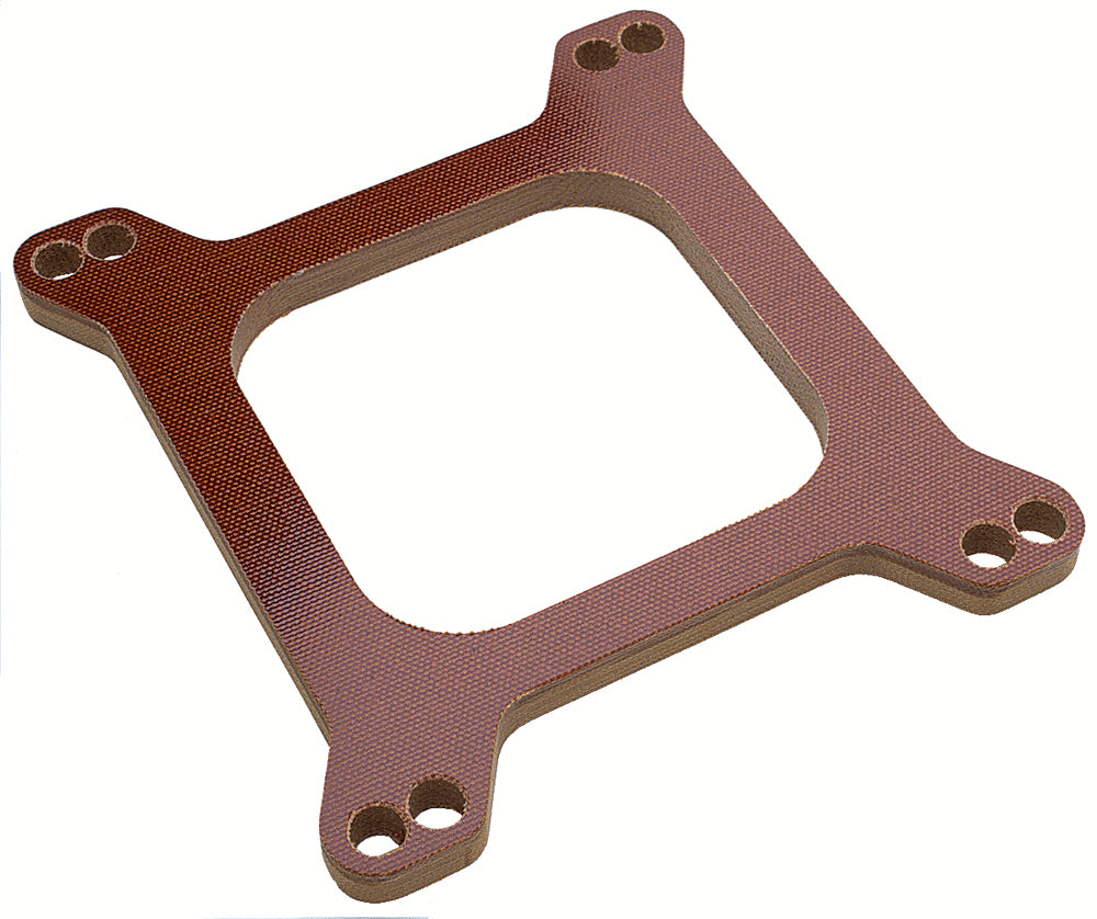 Trans-Dapt Performance 3/8 In. Holley/Afb 4Bbl Spacer - Open- Canvas Phenolic Carburetor Spacer 2444