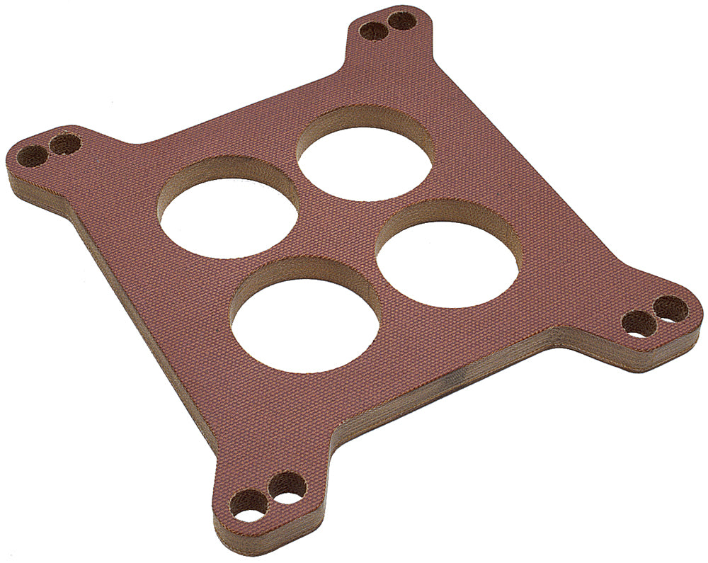 Trans-Dapt Performance 3/8 In. Holley/Afb 4Bbl Spacer - Ported- Canvas Phenolic Carburetor Spacer 2446