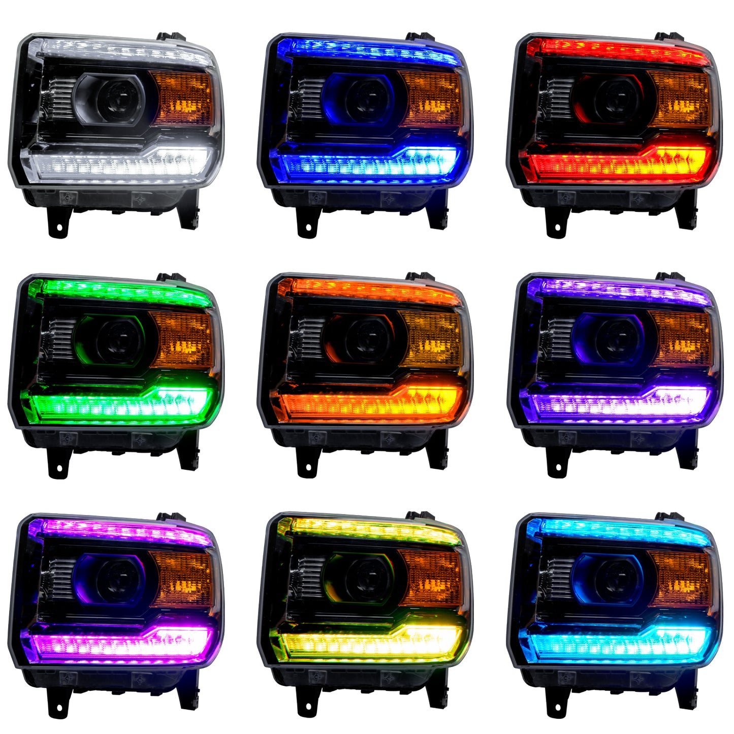 Oracle Lighting 2450-330 - GMC Sierra 2014-2015 ORACLE ColorSHIFT DRL Replacement