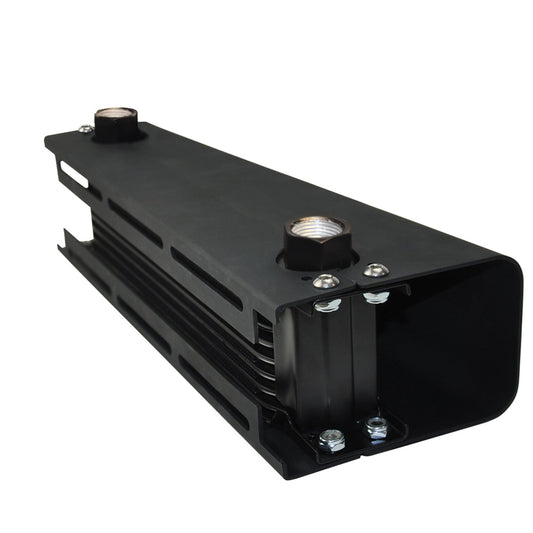 Derale 10 Row Stack Plate Scoop Cooler, -10AN 7/8"-14 O-ring 50100