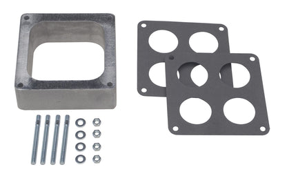 Trans-Dapt Performance 2 In. Tall Holley 4500 Dominator Spacer -Open- Cast Aluminum Carburetor Spacer 2469