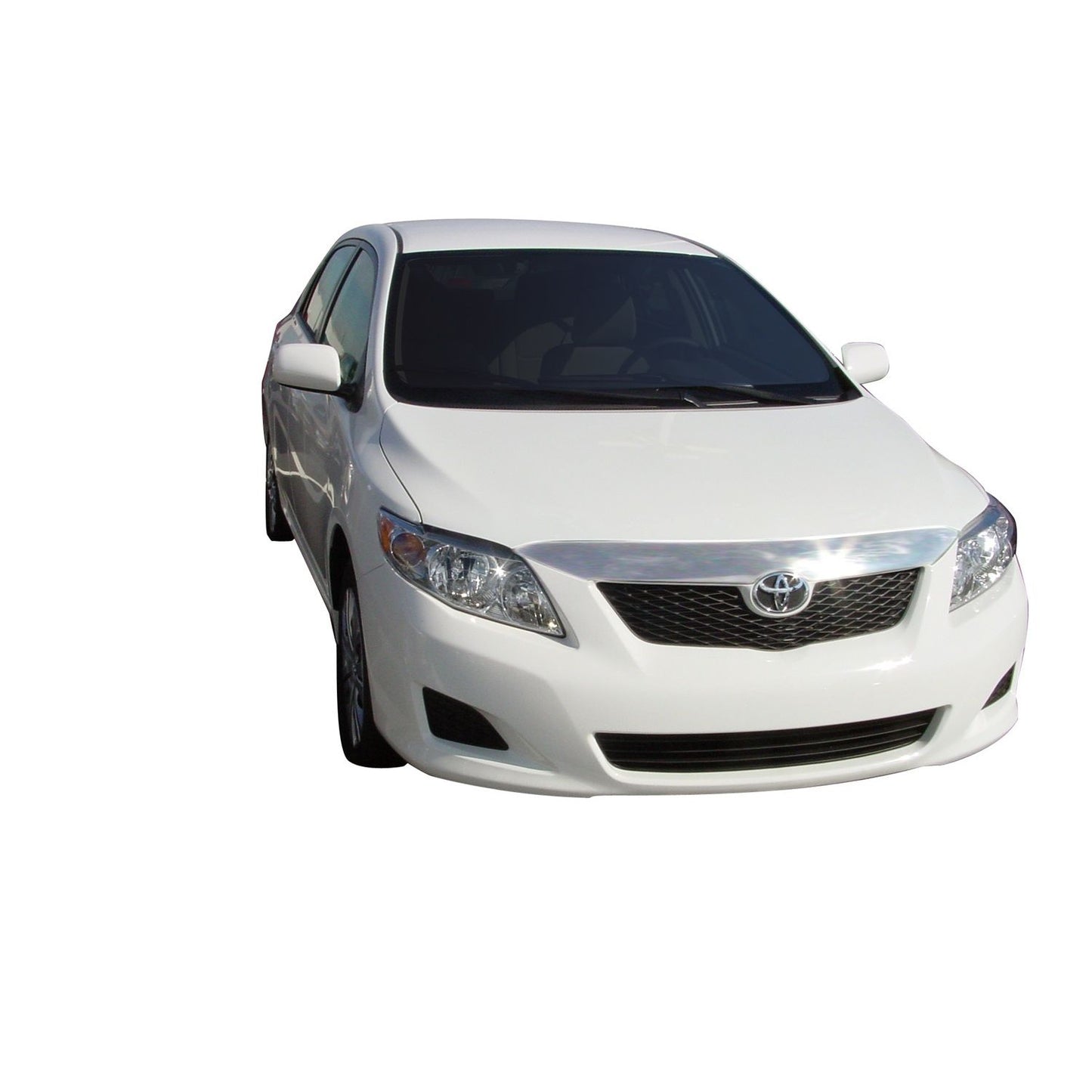 Auto Ventshade 620010 Aeroskin Flush Mount Chrome Hood Protector For 2009-2010 Toyota Corolla