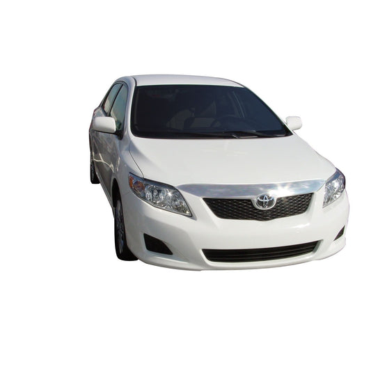 Auto Ventshade 620010 Aeroskin Flush Mount Chrome Hood Protector For 2009-2010 Toyota Corolla
