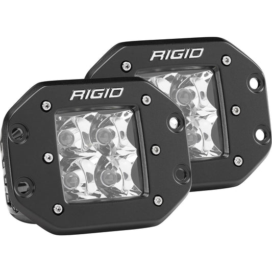 RIGID Industries D-Series PRO LED Light Spot Optic Flush Mount Pair 212213