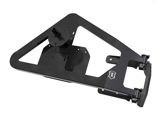 ICON Impact Series Offroad Armor 18-UP JEEP JL BODY MNT TIRE CARRIER 25167