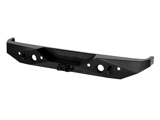 ICON Impact Series Offroad Armor 18-UP JEEP JL PRO SERIES 2 REAR BUMPER W/ HITCH & TABS 25168