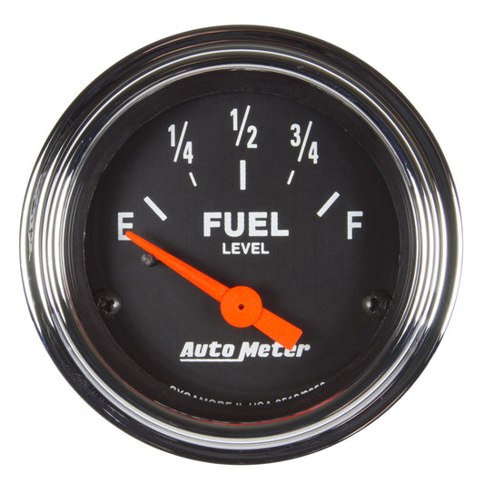 AutoMeter 2-1/16 in. FUEL LEVEL 73-10 O LINEAR TRADITIONAL CHROME 2519