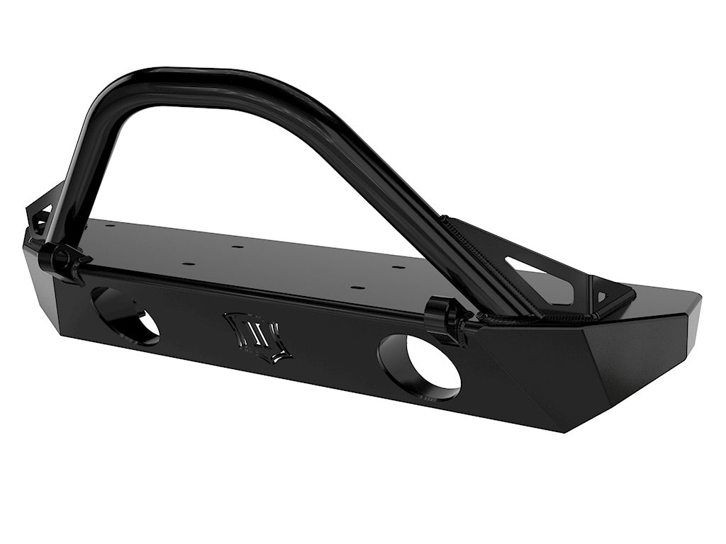 ICON Impact Series Offroad Armor 07-18 JK COMP SERIES FRONT BUMPER W/ FOGS BARS 25208