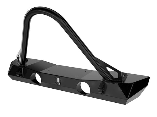 ICON Impact Series Offroad Armor 07-18 JK PRO FRONT BUMPER W/ STINGER & TABS 25213