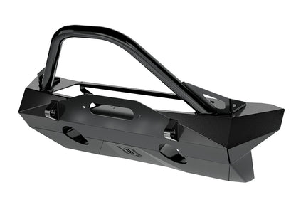ICON Impact Series Offroad Armor 18-UP JEEP JL / 20-UP JT PRO RECESSED FRONT BUMPER W/ BAR & TABS 25244
