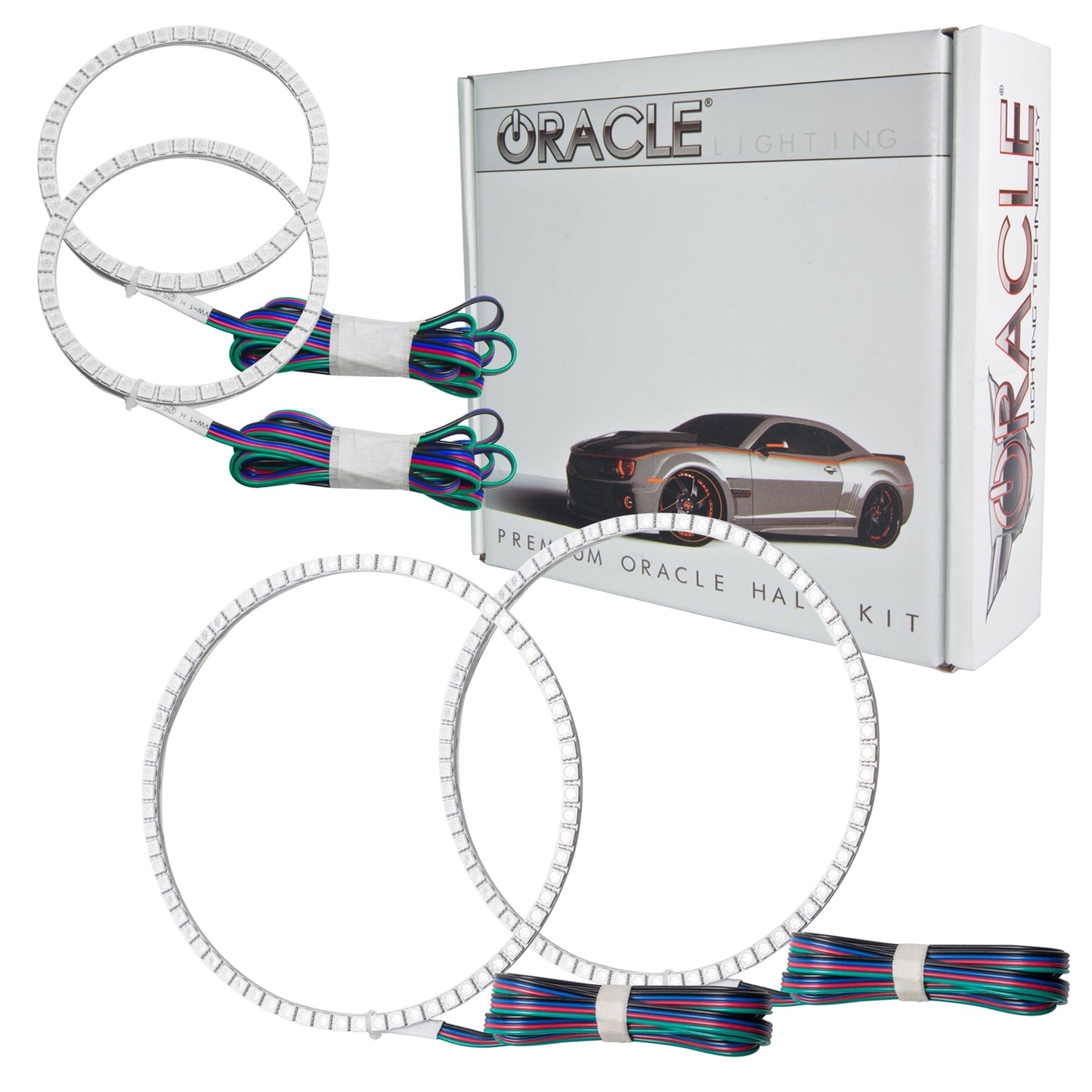 Oracle Lighting 2530-504 - Volkswagen Golf GTI 1998-2004 ORACLE ColorSHIFT Halo Kit