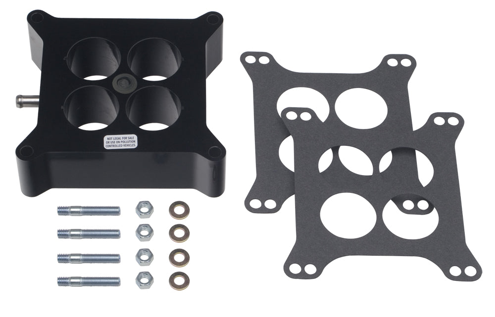 Trans-Dapt Performance 2 In. Holley 4Bbl Square Bore With Pcv- Plastic Phenolic Swirl-Torque Spacer 2530