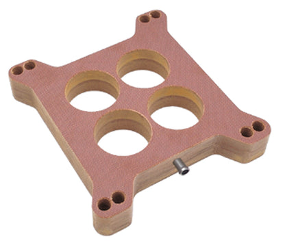 Trans-Dapt Performance 1 In. Holley/Afb 4Bbl Spacer - Ported With Pcv- Canvas Phenolic Carburetor Spacer 2547